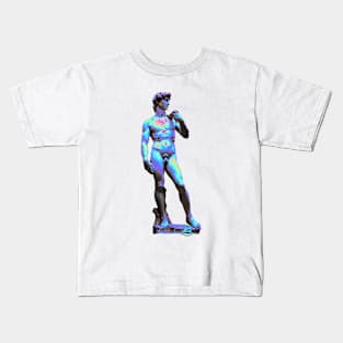 Statue of David Imbued Kids T-Shirt